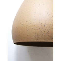 Lampa wisząca metalowa  Wabi Sabi z ozdobnym trzonem